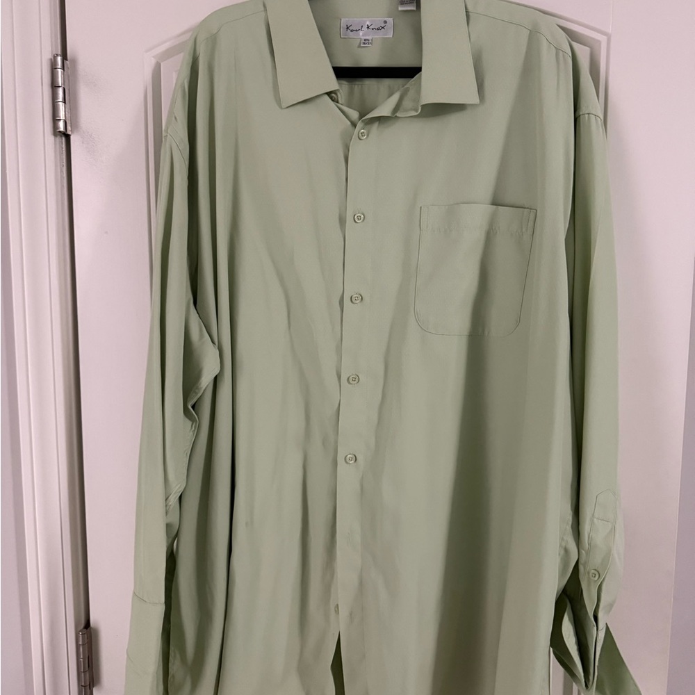 Men's Green Dress Shirt